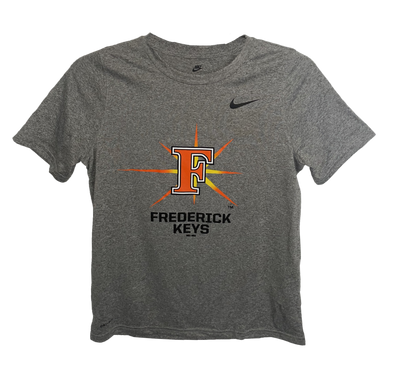 Frederick Keys Grey Youth Nike Dri-Fit